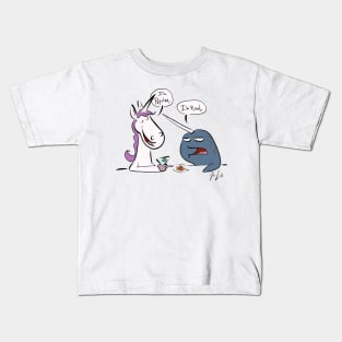 Unicorn Vs Narwhal Kids T-Shirt